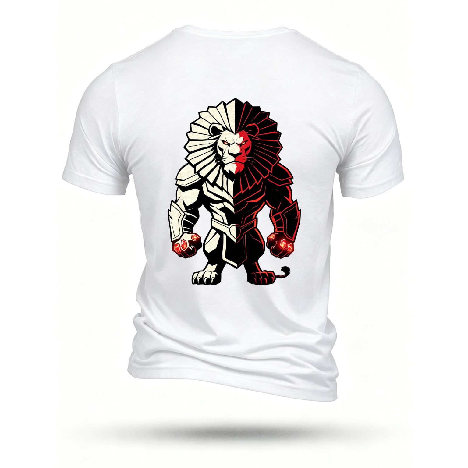 White T-shirt, back print