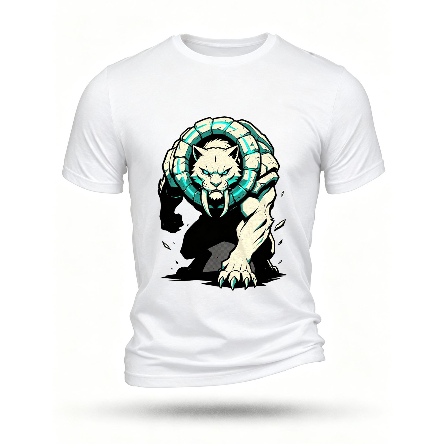 White T-shirt, front print