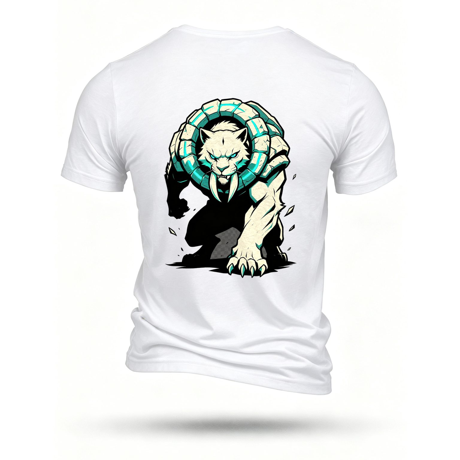 White T-shirt, back print
