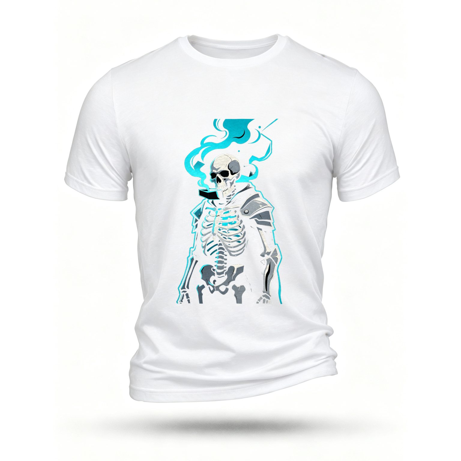 White T-shirt, front print
