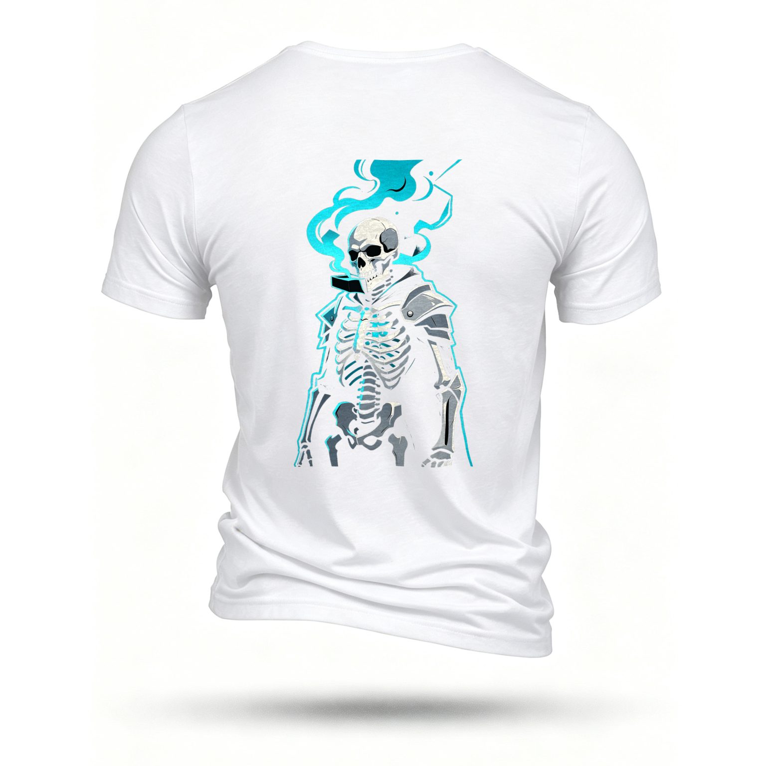 White T-shirt, back print