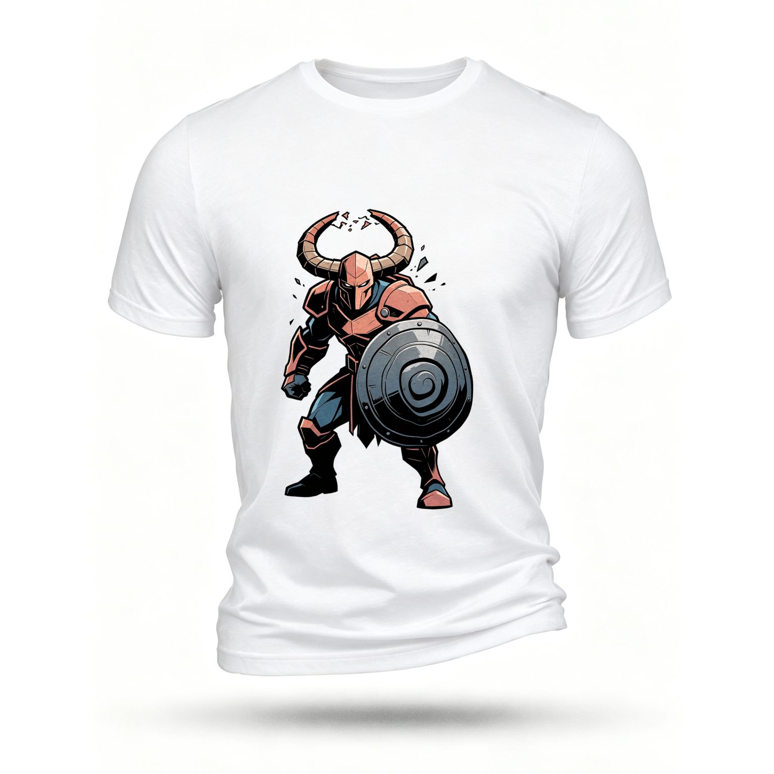 White T-shirt, front print