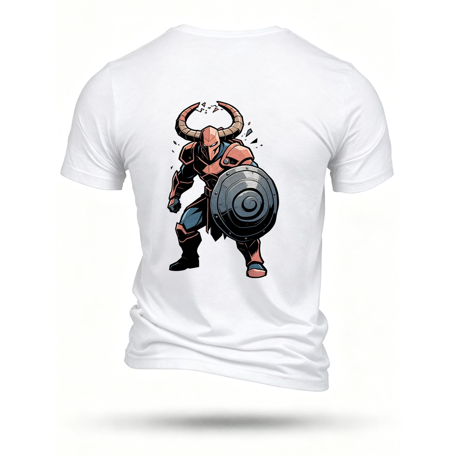 White T-shirt, back print