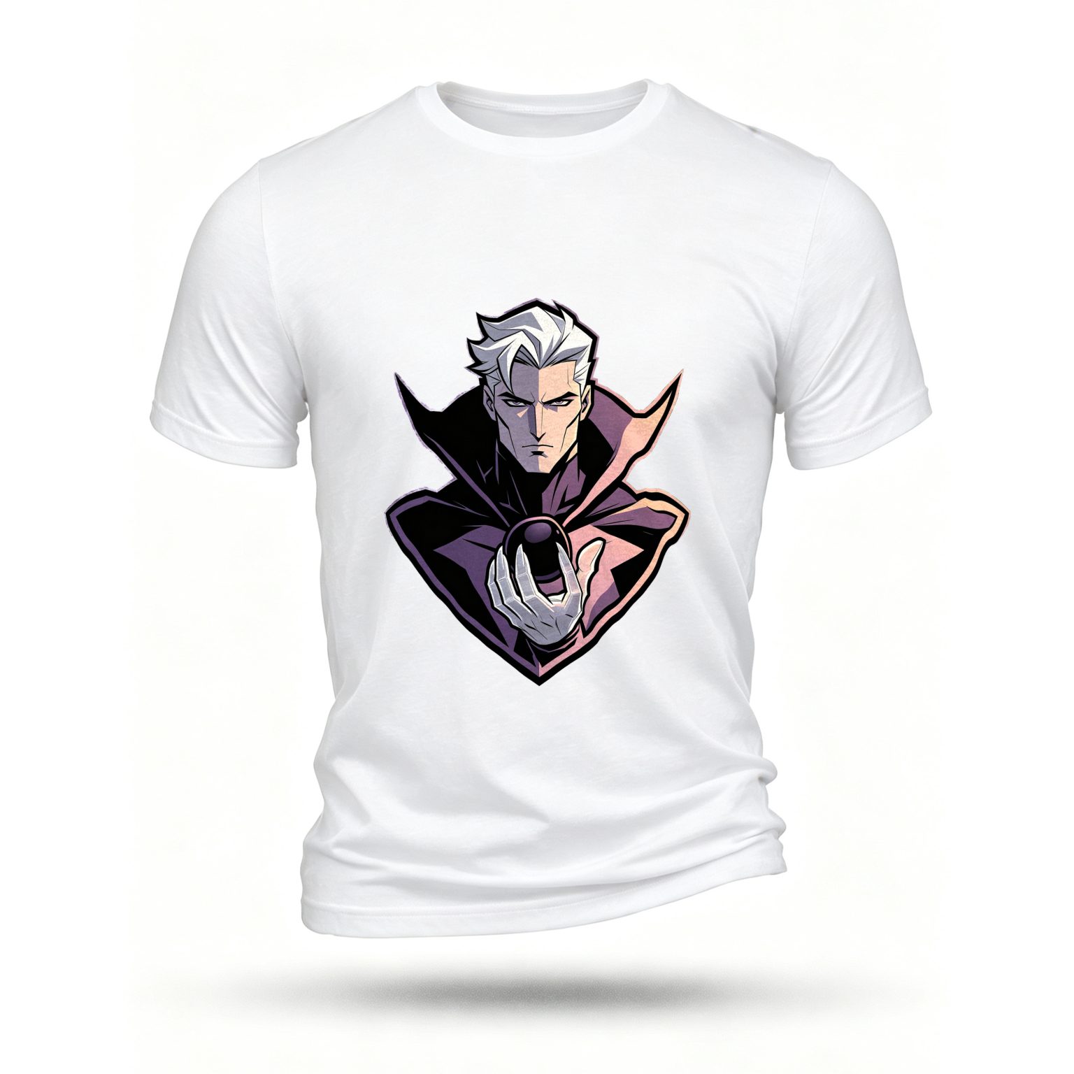 White T-shirt, front print