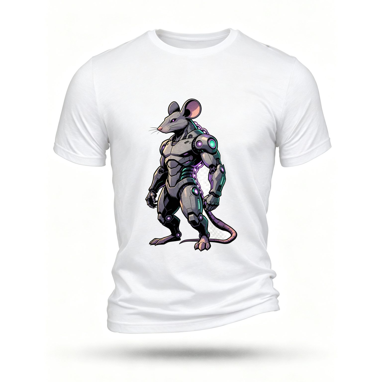 White T-shirt, front print