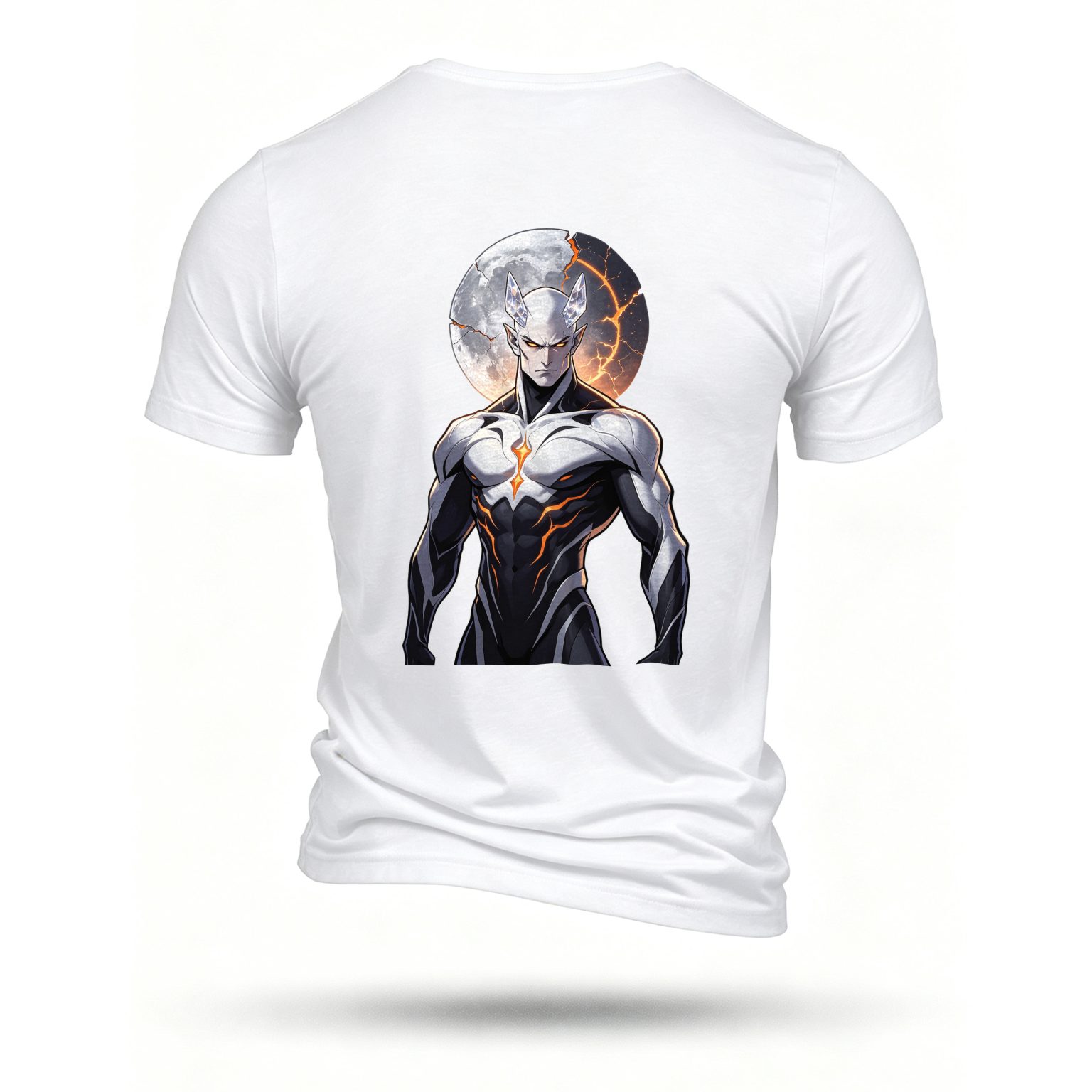 White T-shirt, back print