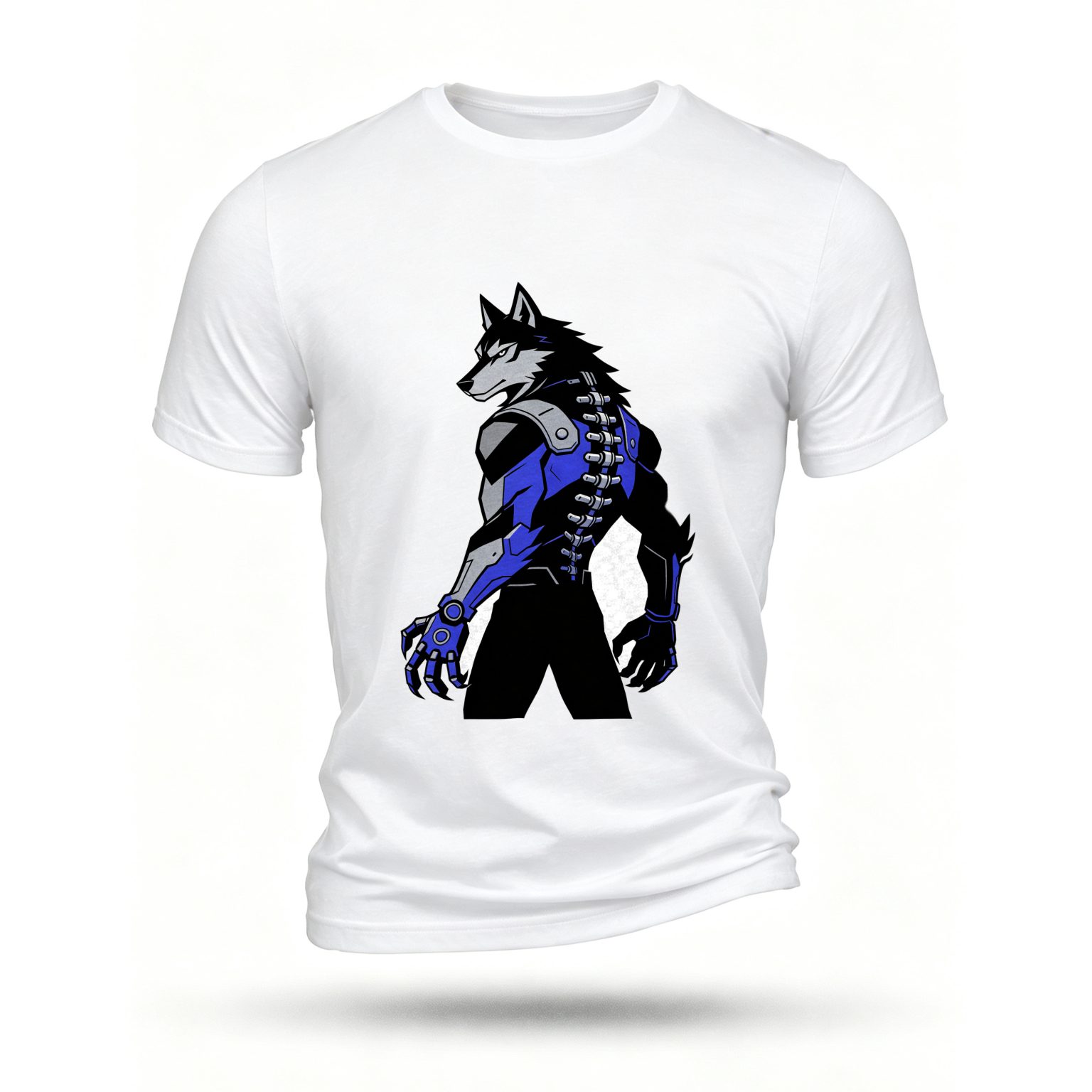 White T-shirt, front print