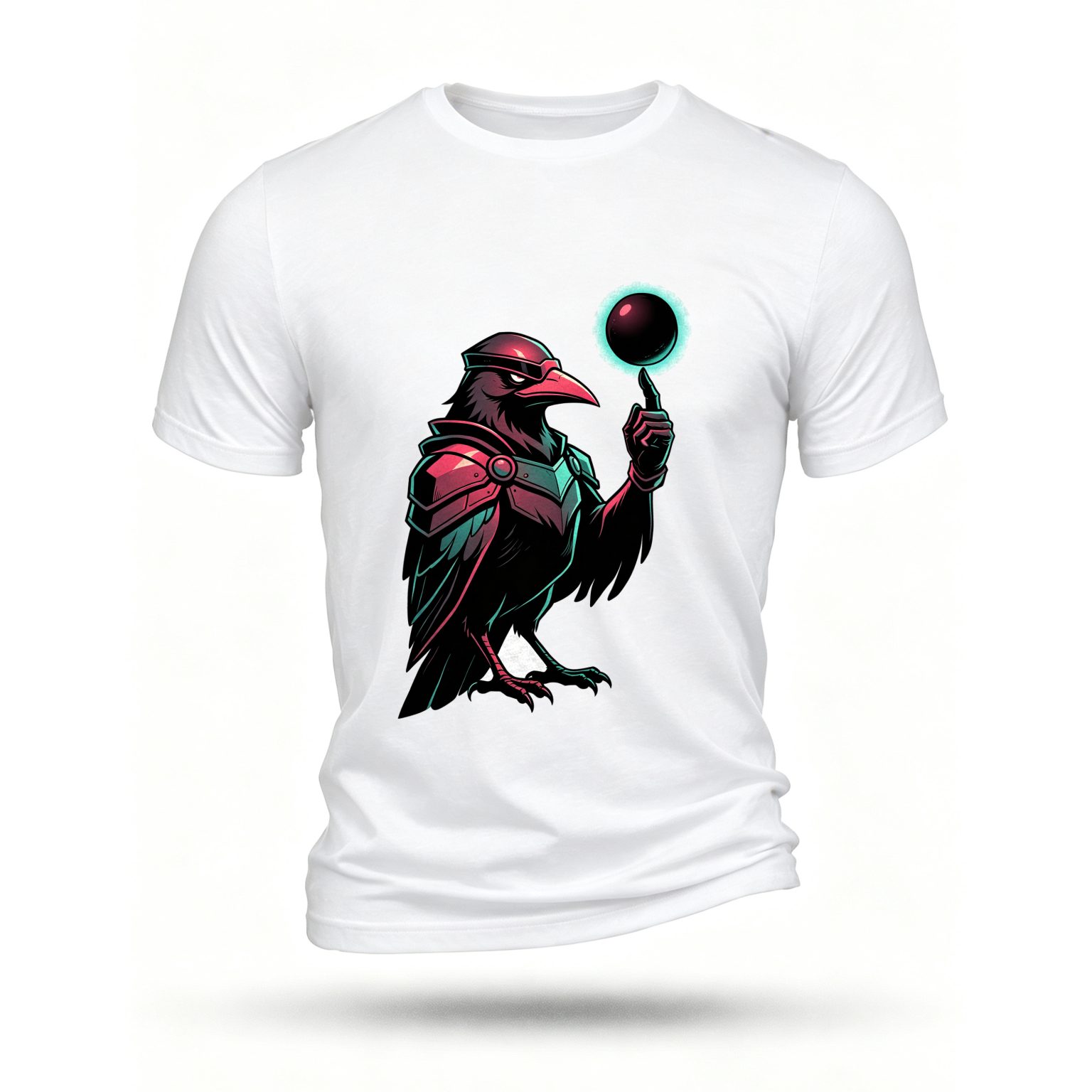 White T-shirt, front print