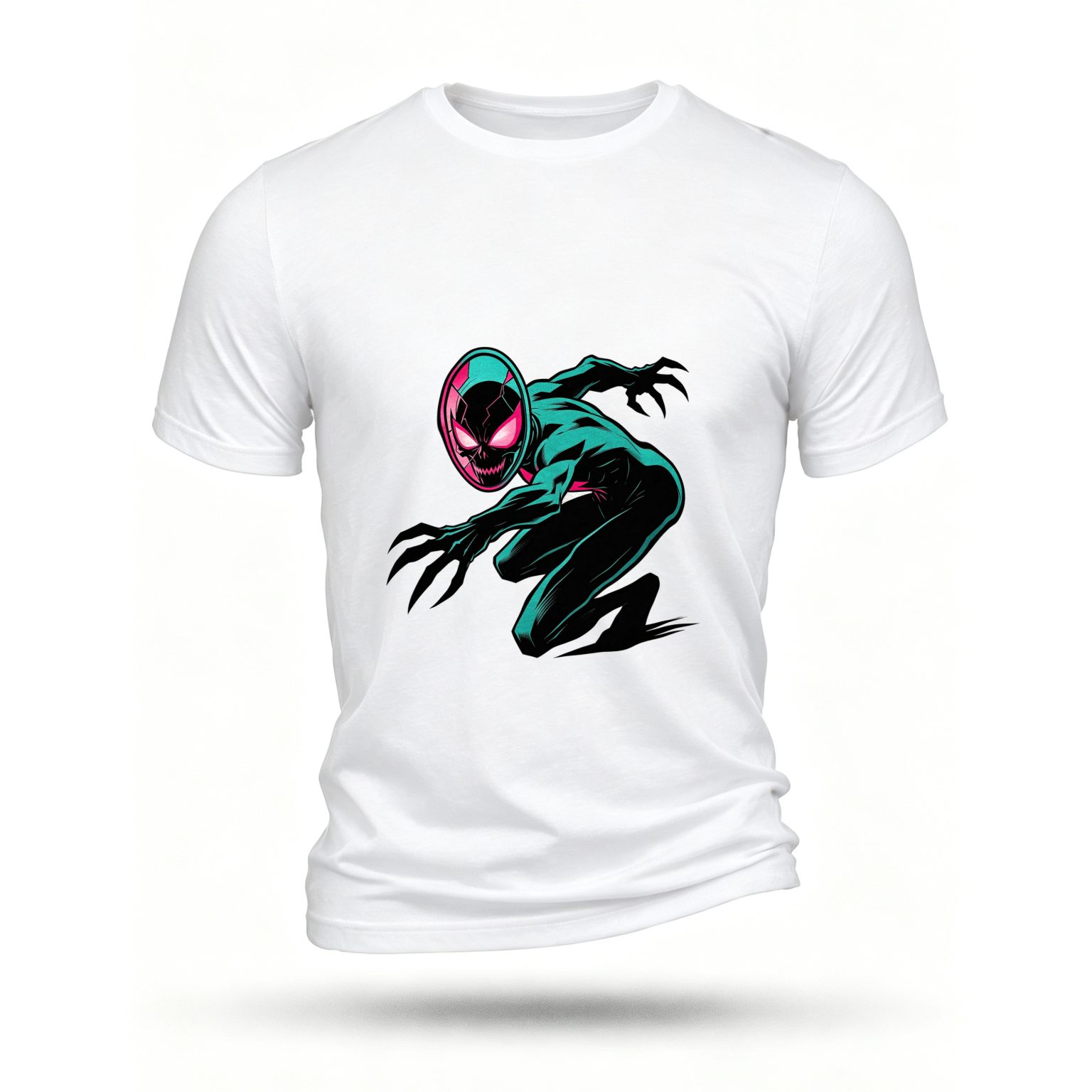 White T-shirt, front print