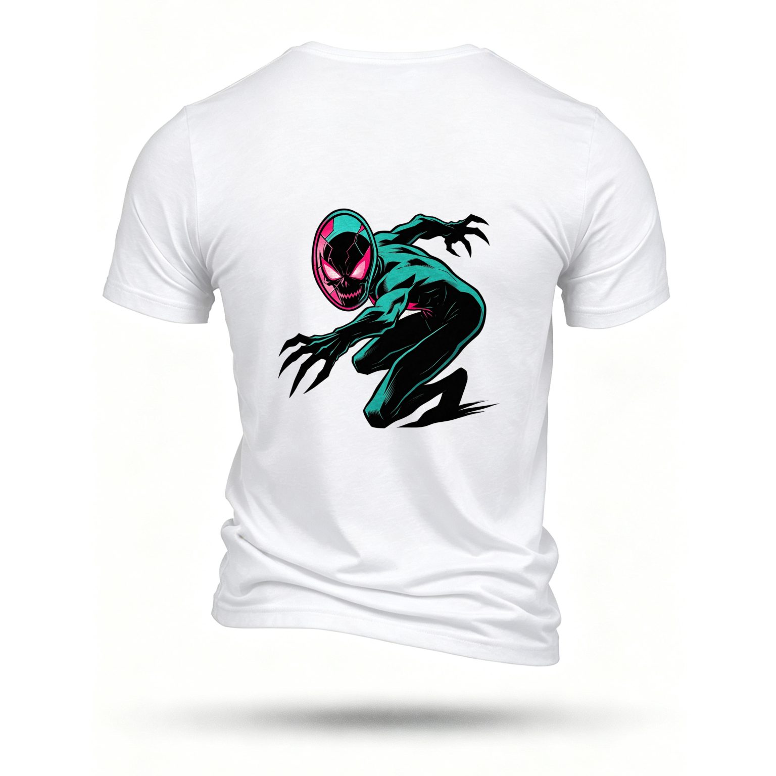 White T-shirt, back print