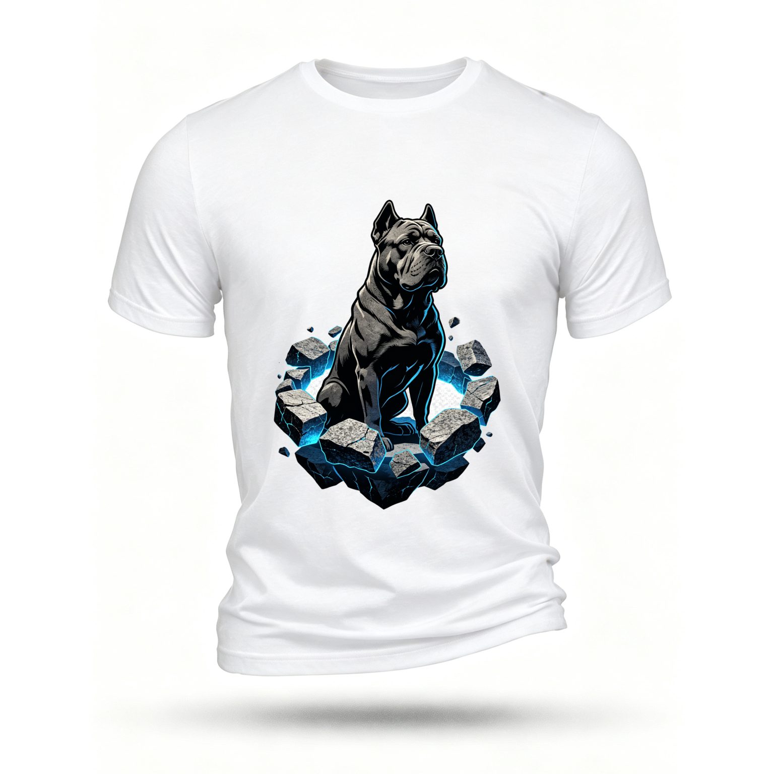 White T-shirt, front print