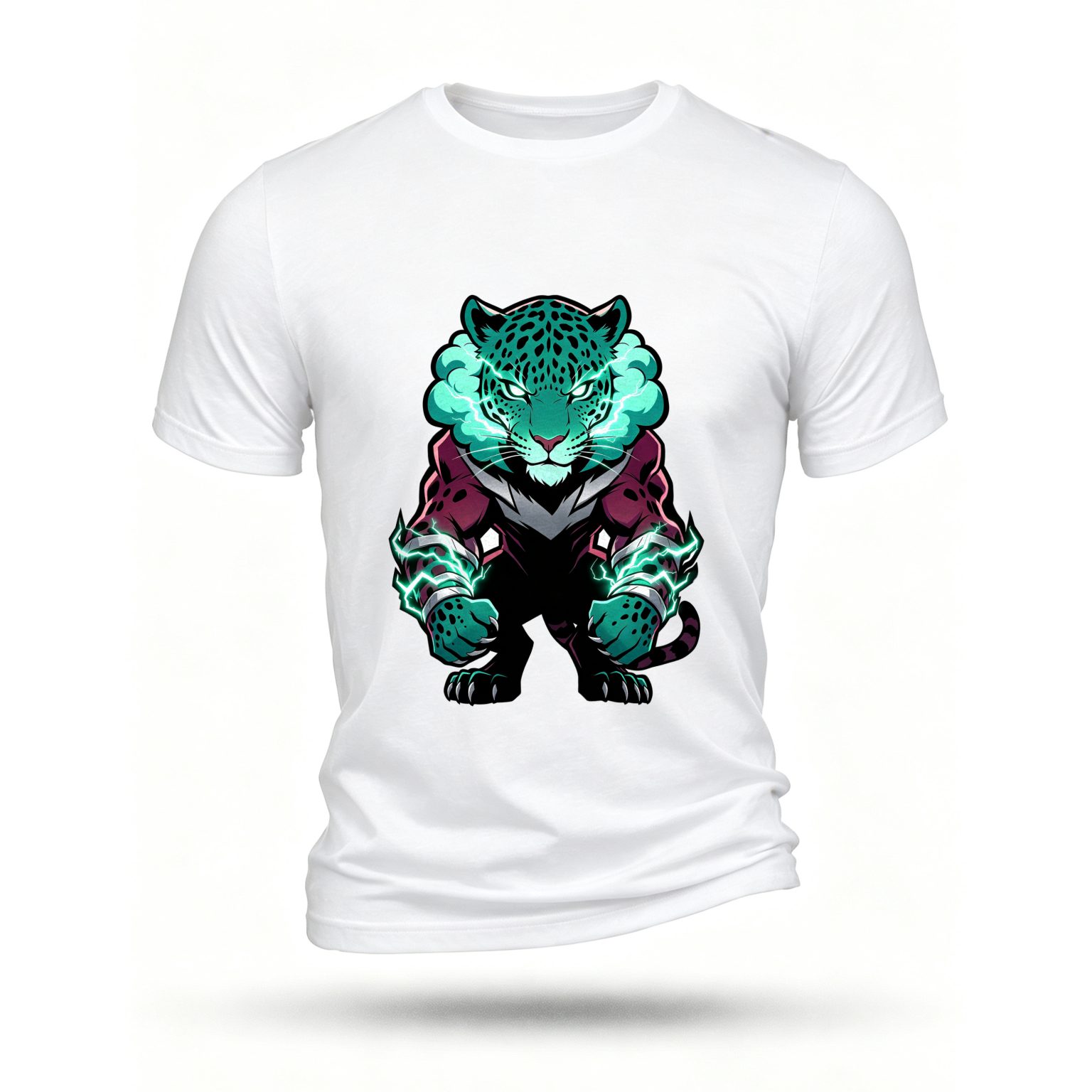 White T-shirt, front print