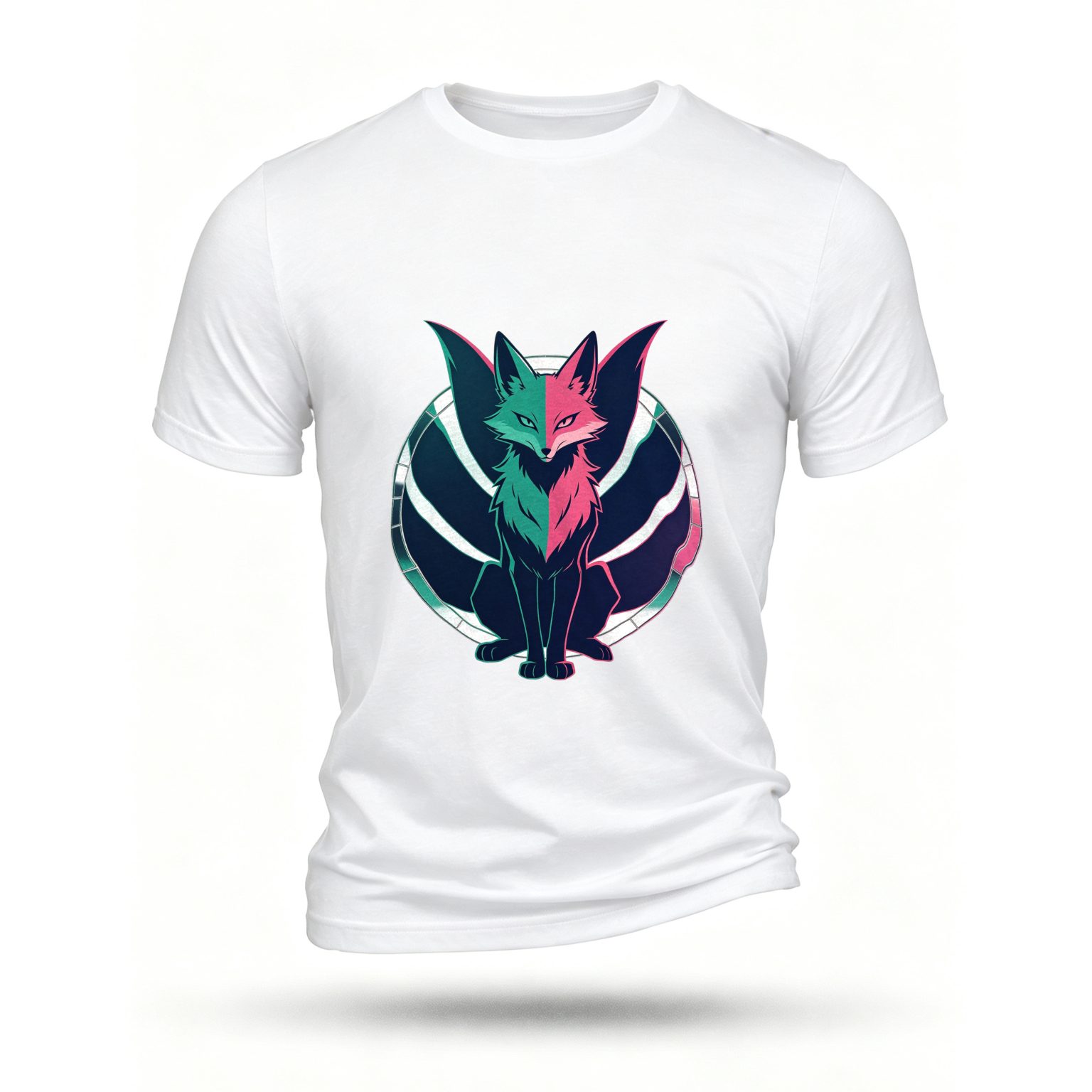 White T-shirt, front print