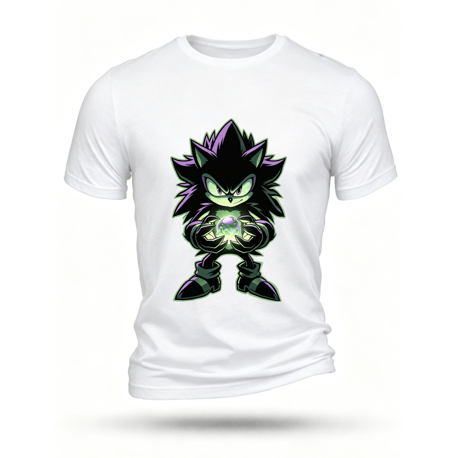 White T-shirt, front print