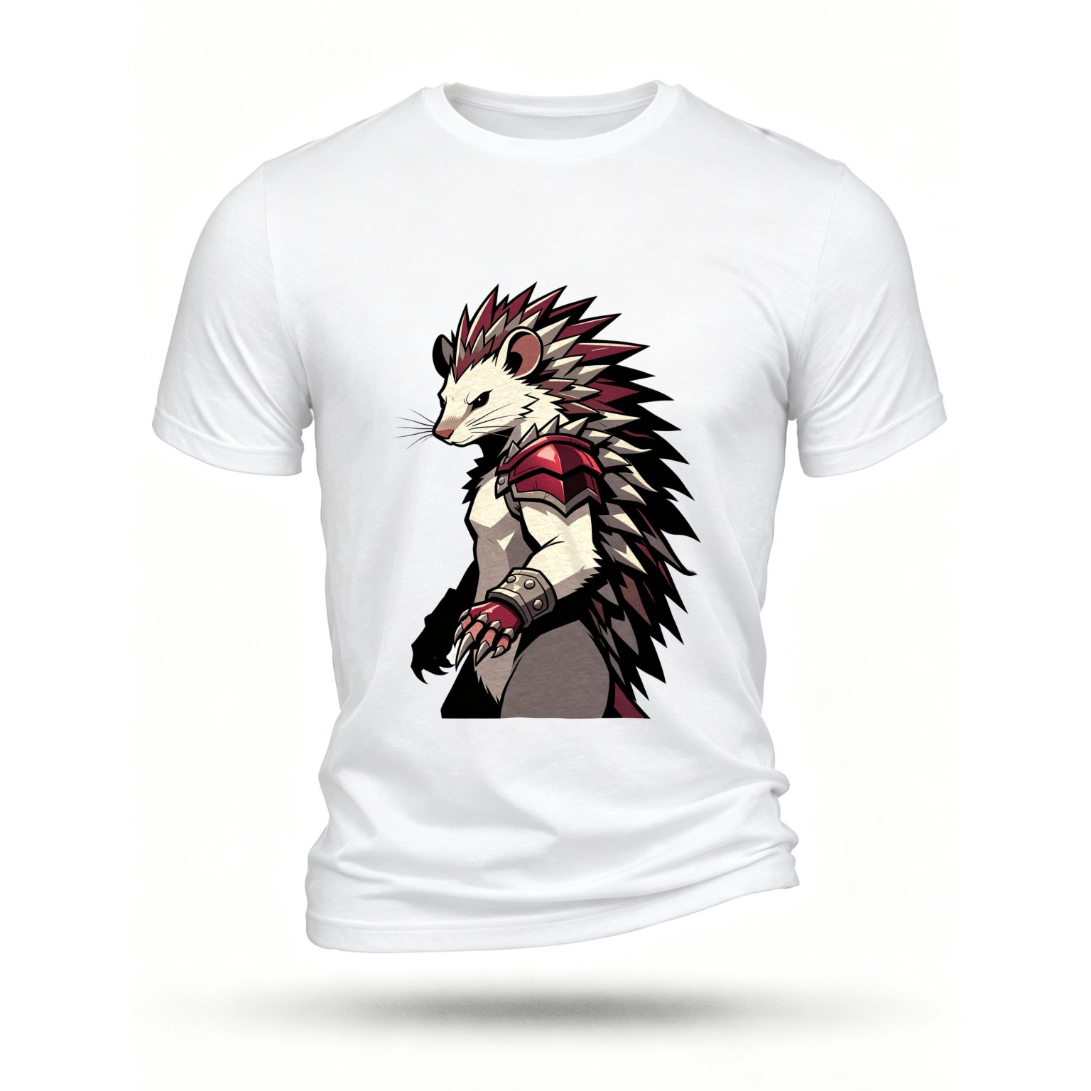 White T-shirt, front print