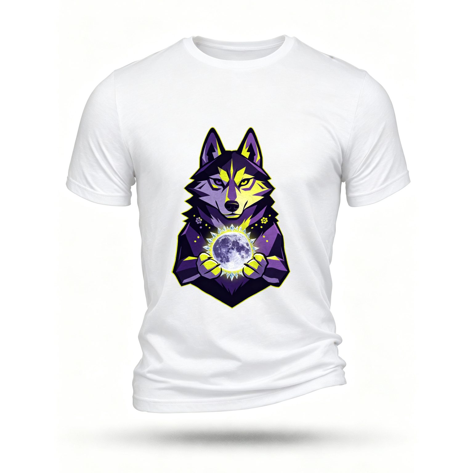 White T-shirt, front print