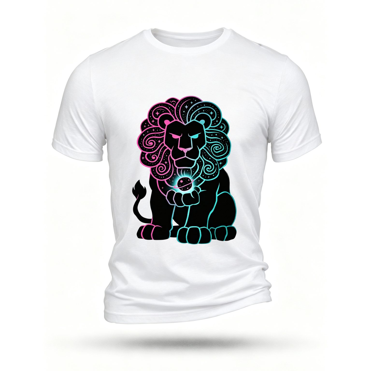 White T-shirt, front print