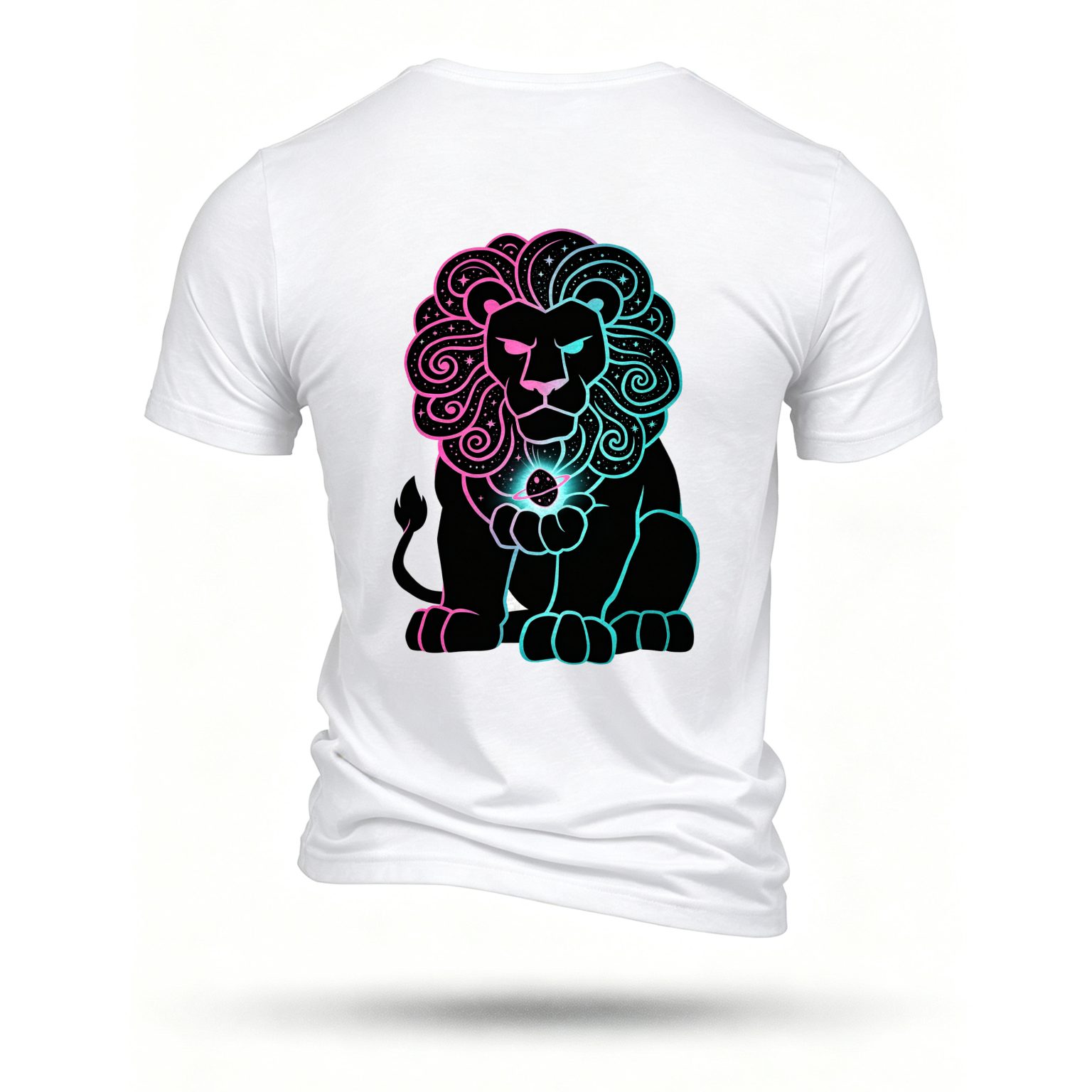 White T-shirt, back print