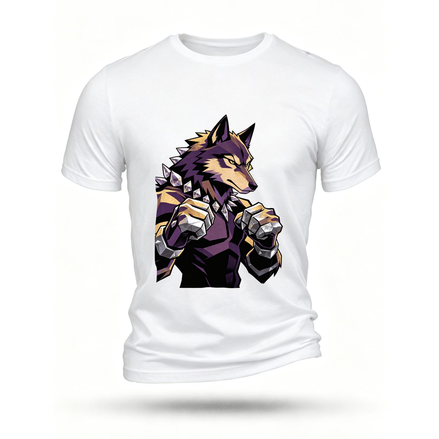 White T-shirt, front print