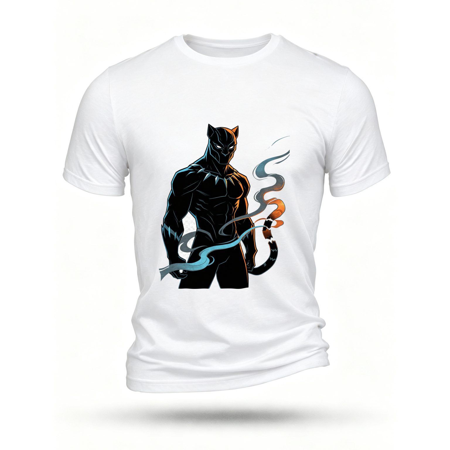 White T-shirt, front print