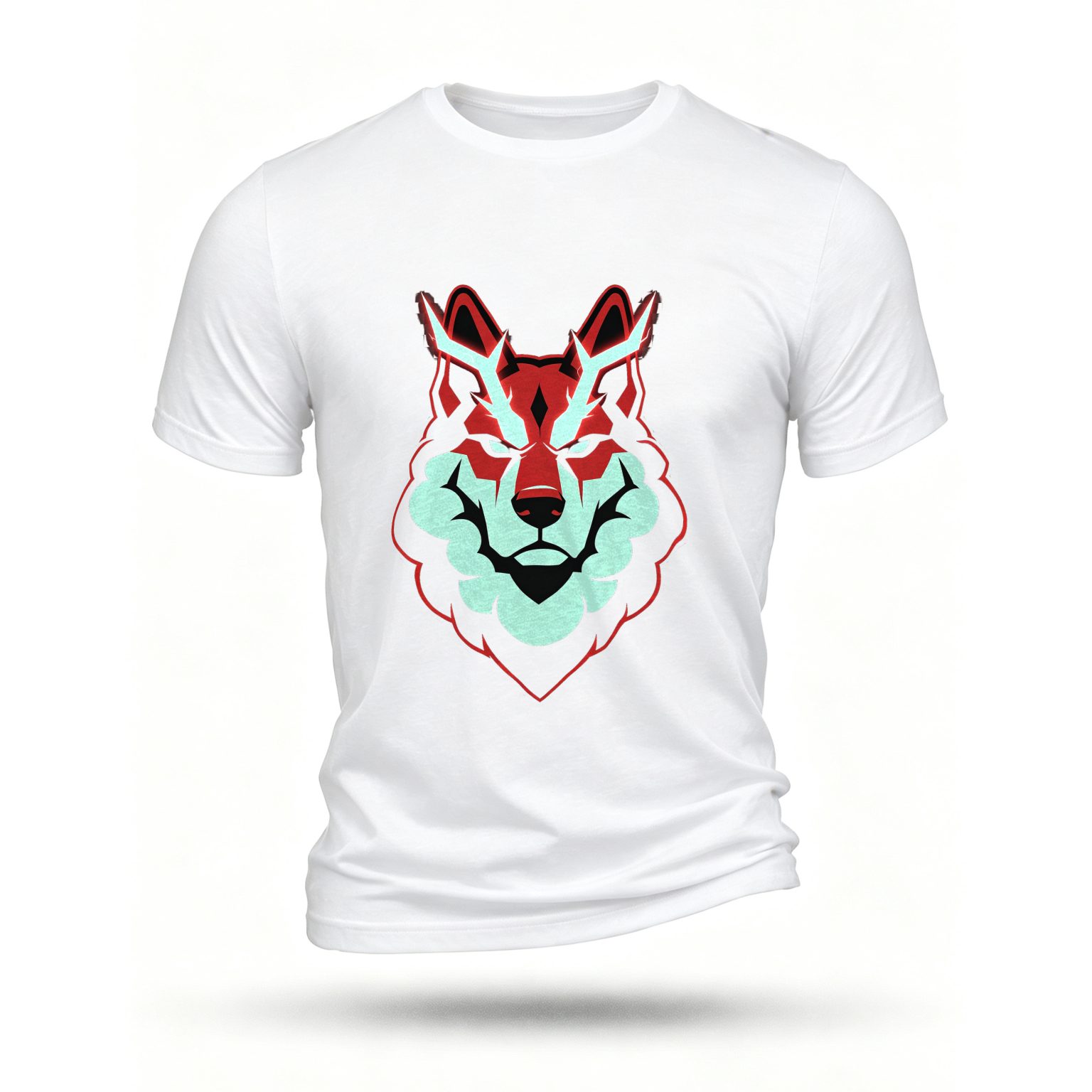 White T-shirt, front print