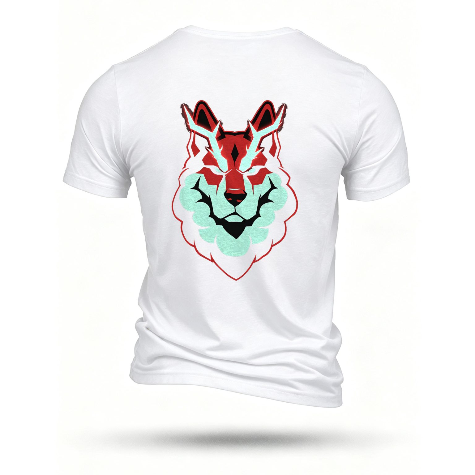 White T-shirt, back print