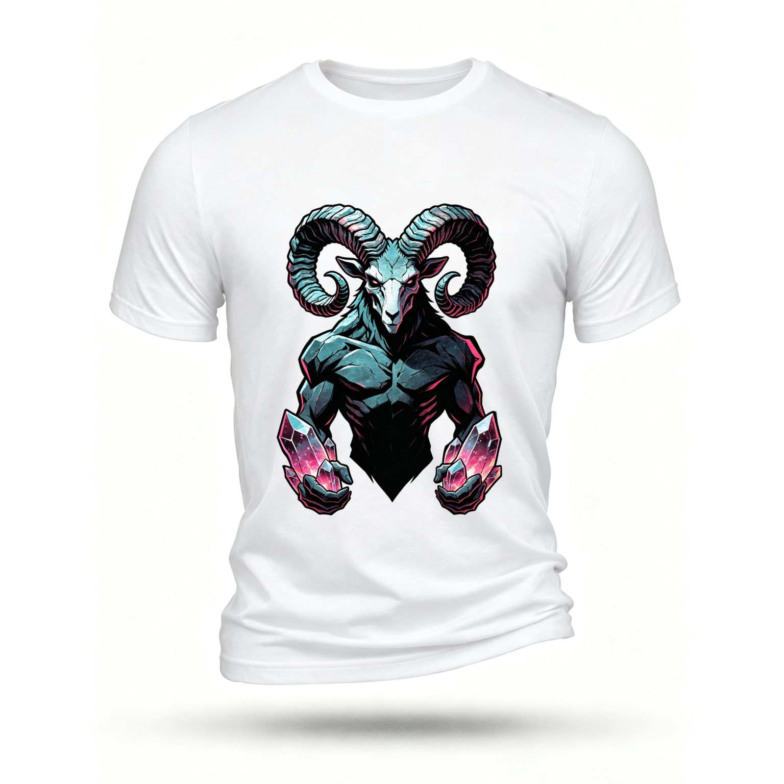 White T-shirt, front print