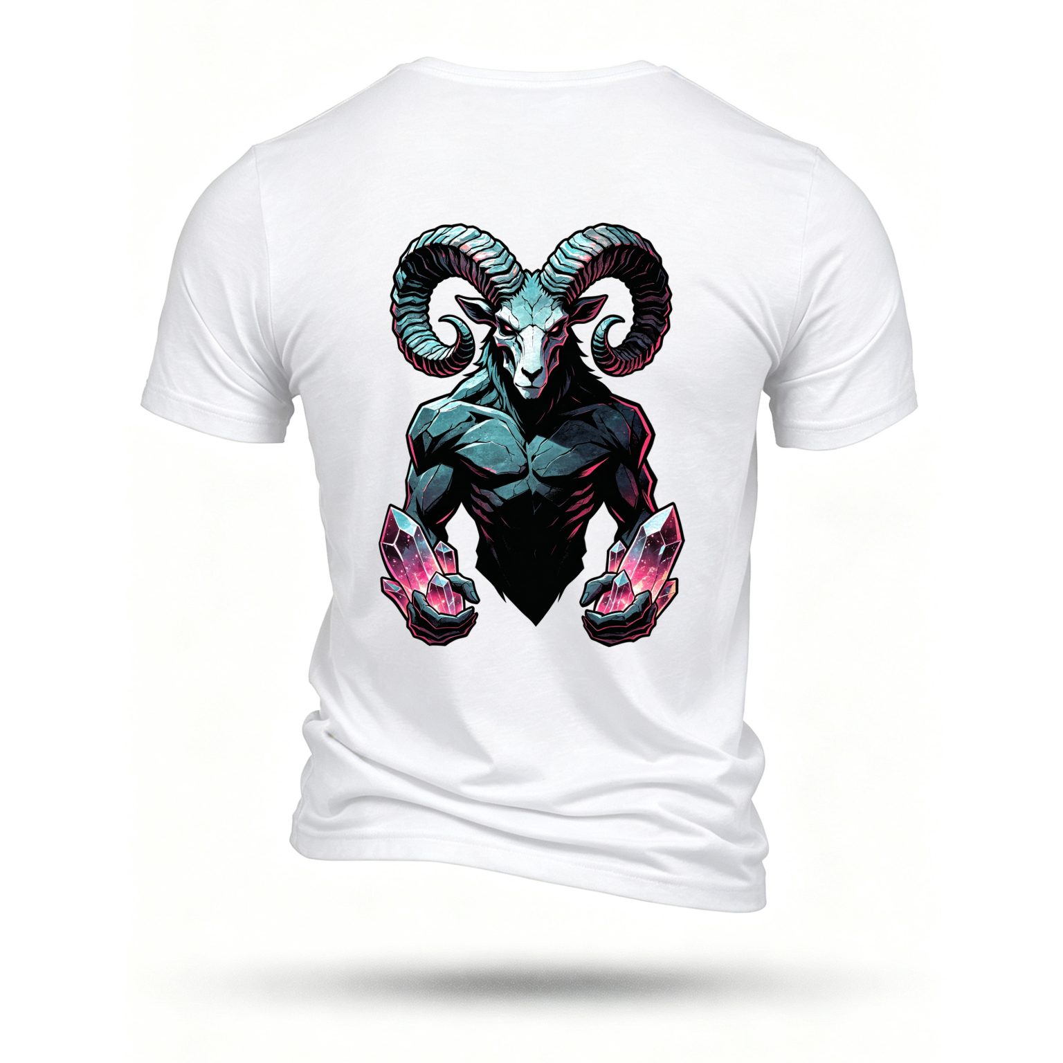 White T-shirt, back print