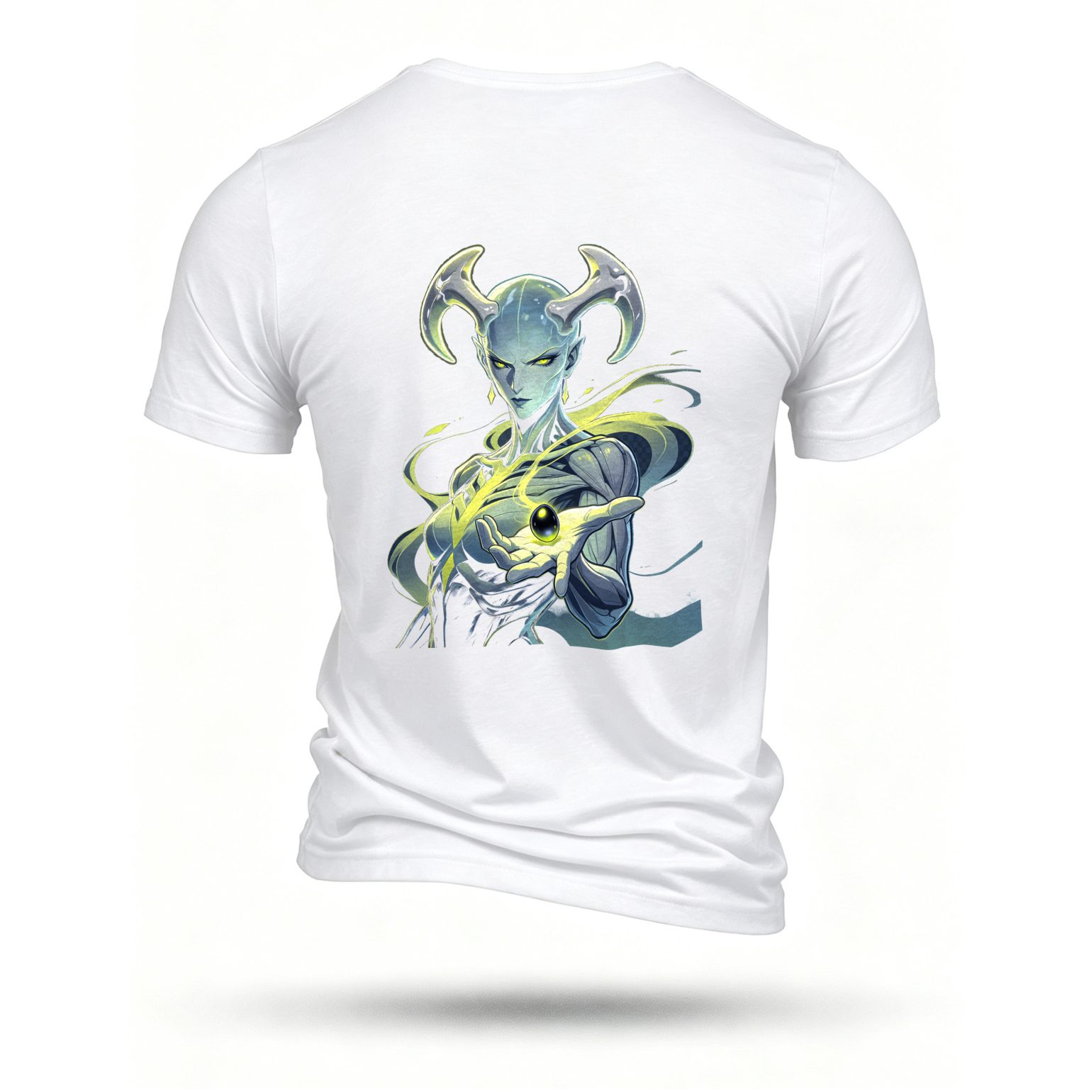 White T-shirt, back print