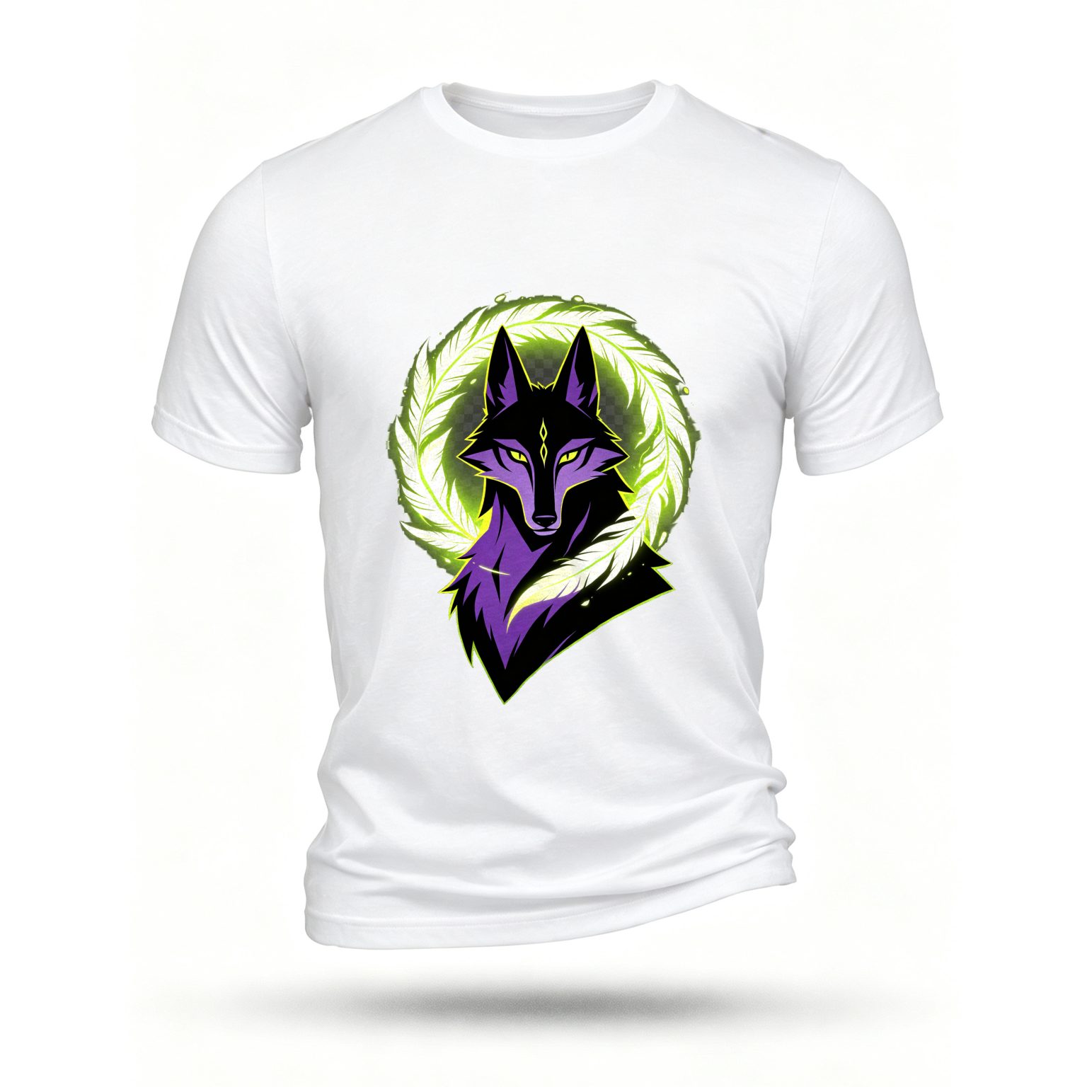 White T-shirt, front print