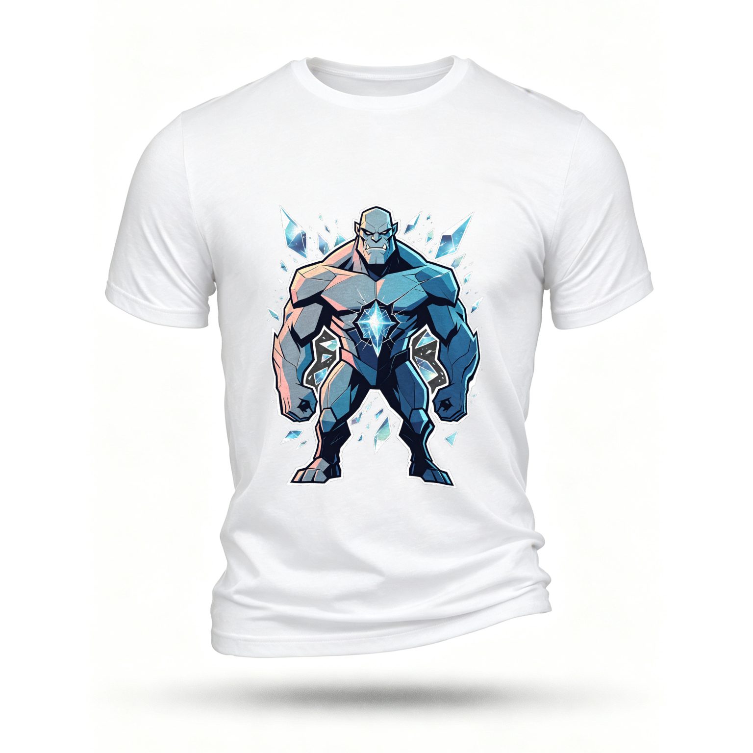 White T-shirt, front print