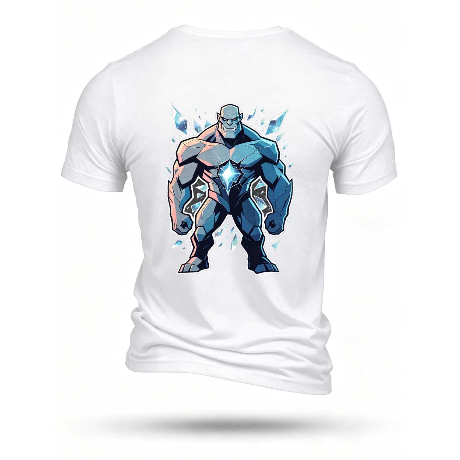 White T-shirt, back print