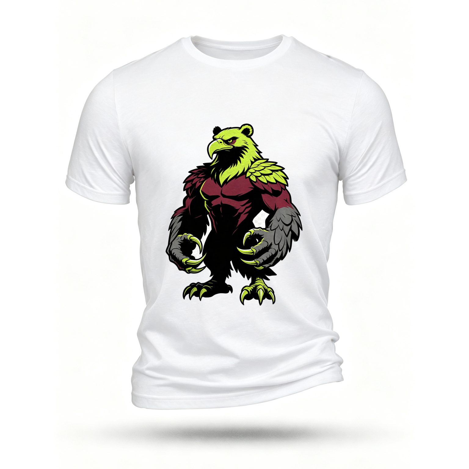 White T-shirt, front print