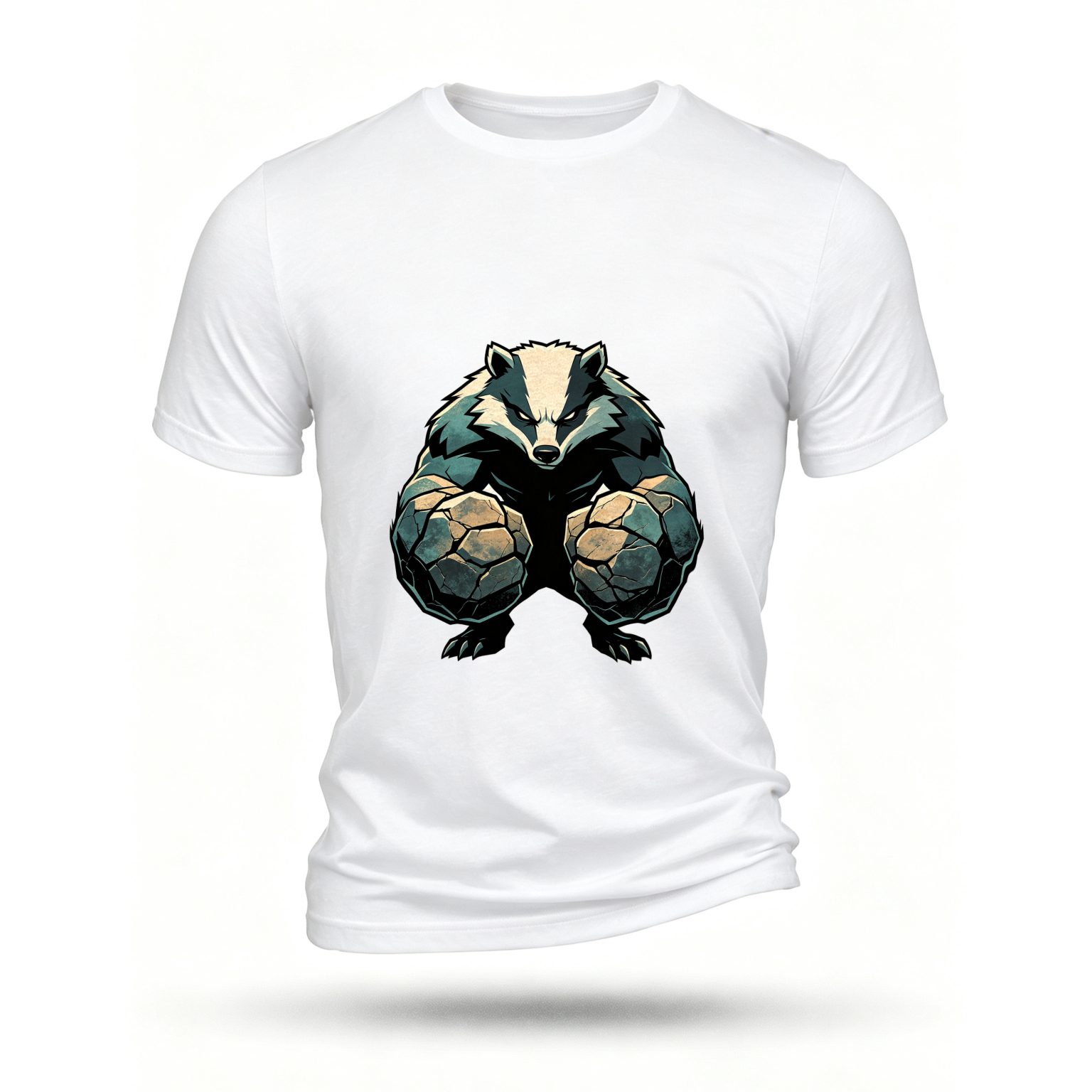 White T-shirt, front print