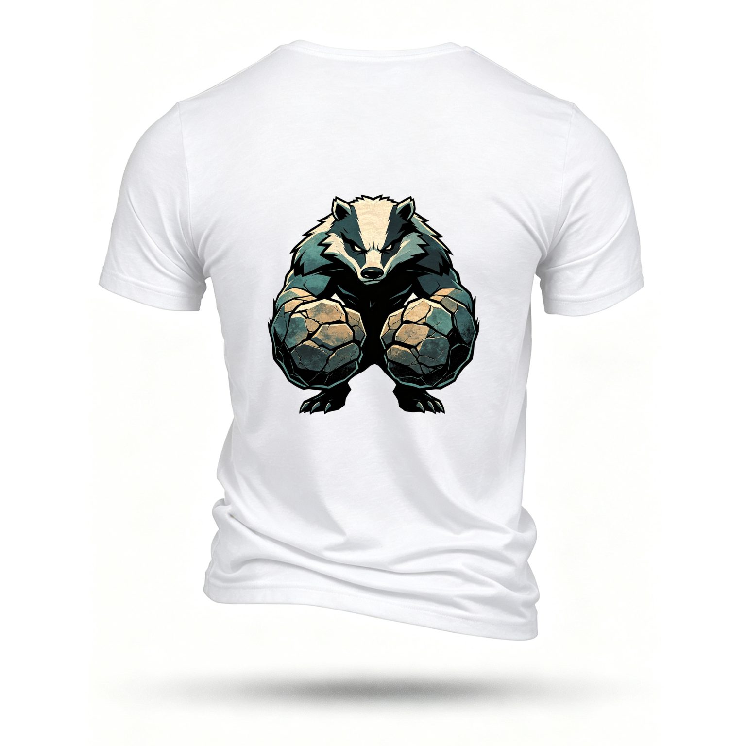 White T-shirt, back print