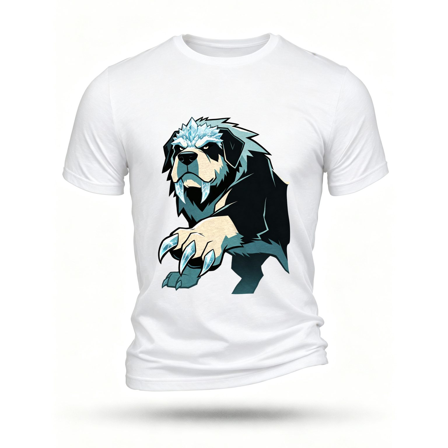 White T-shirt, front print