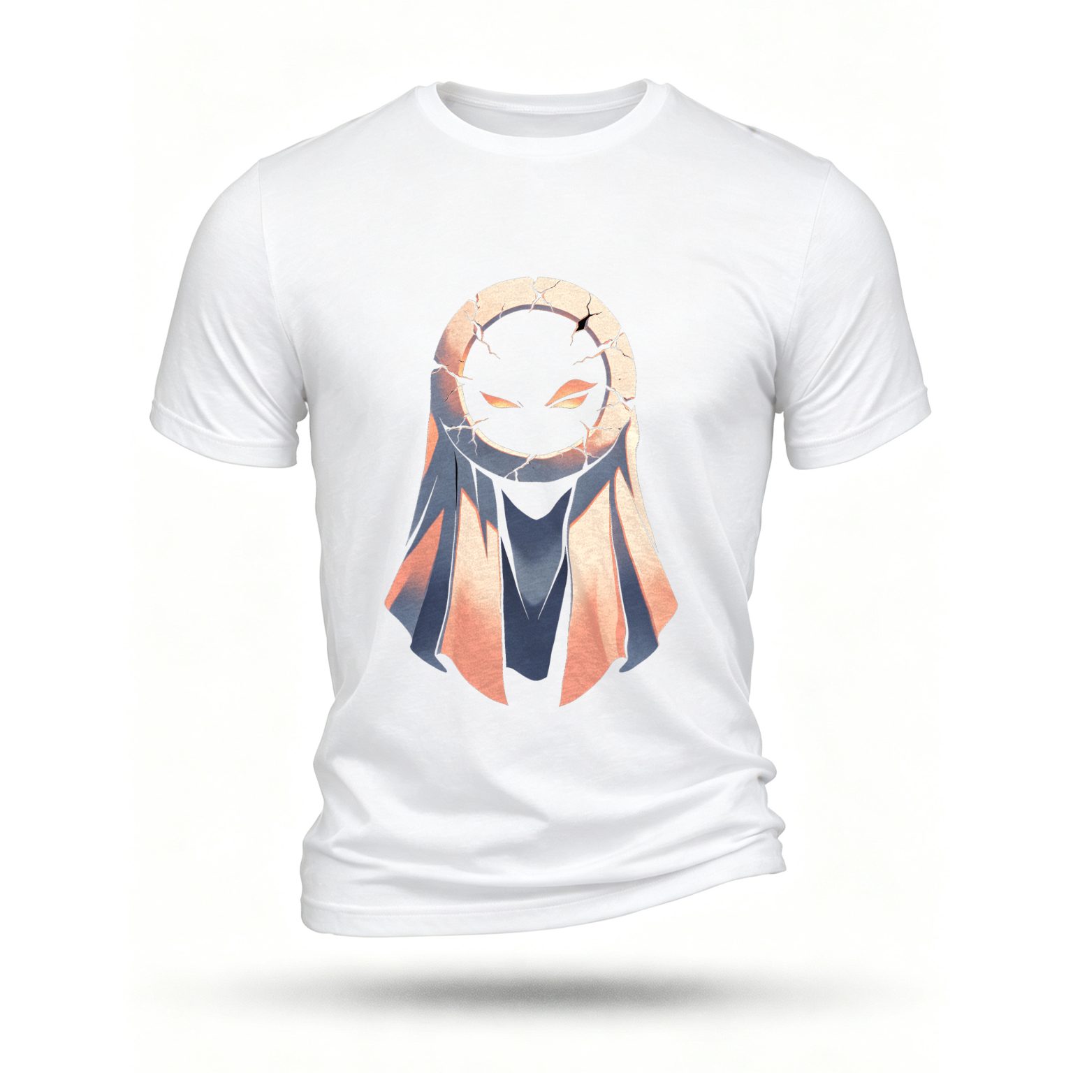 White T-shirt, front print