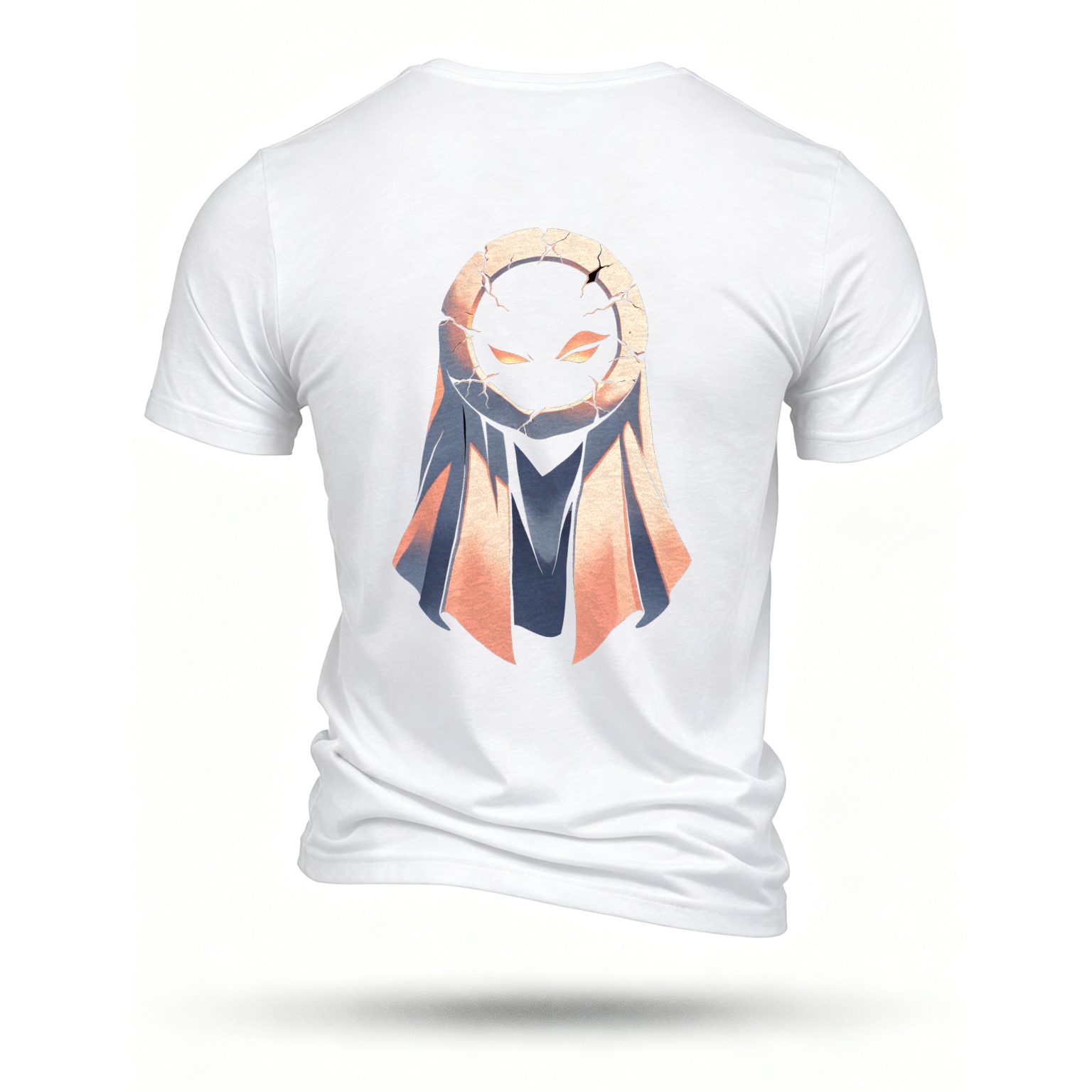 White T-shirt, back print