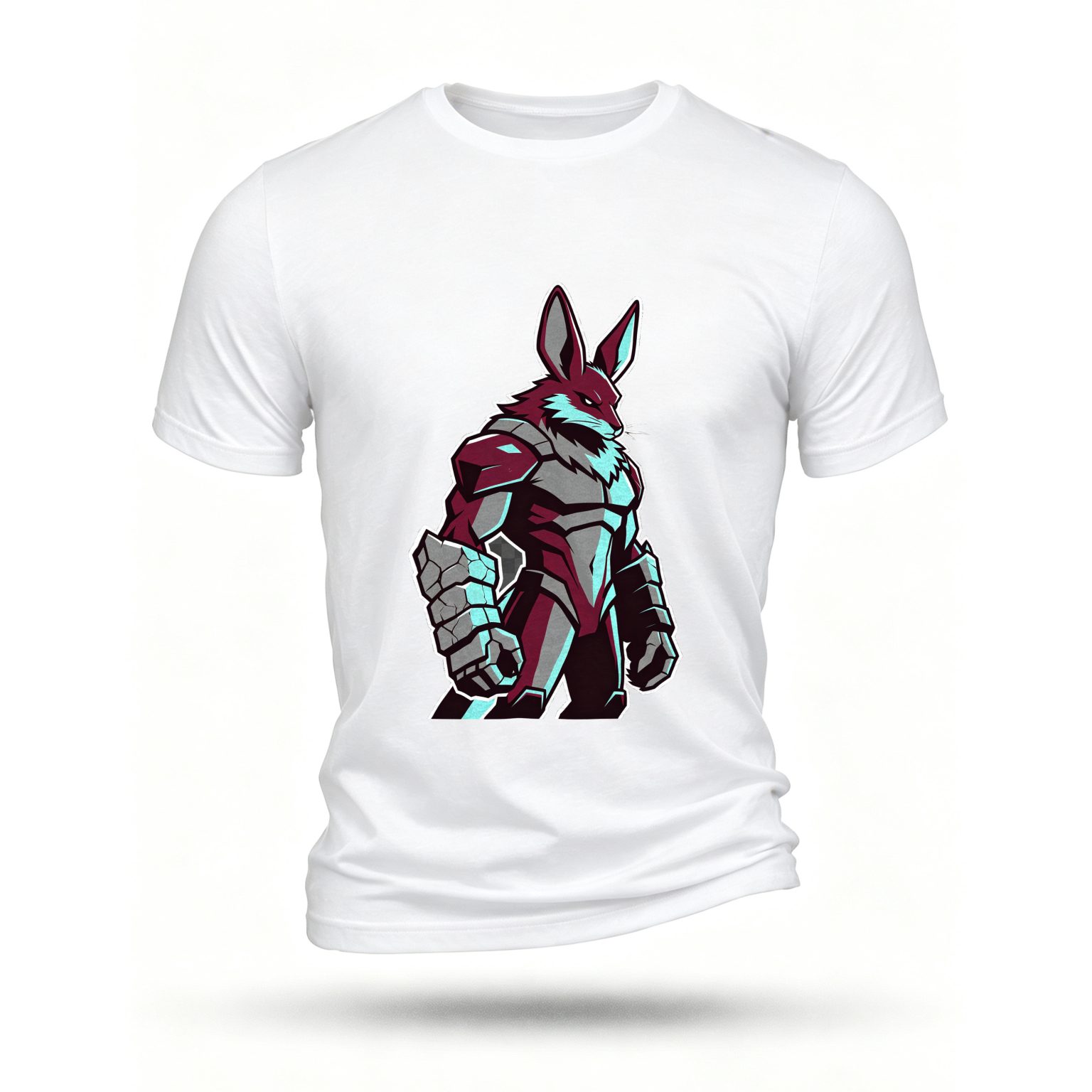 White T-shirt, front print