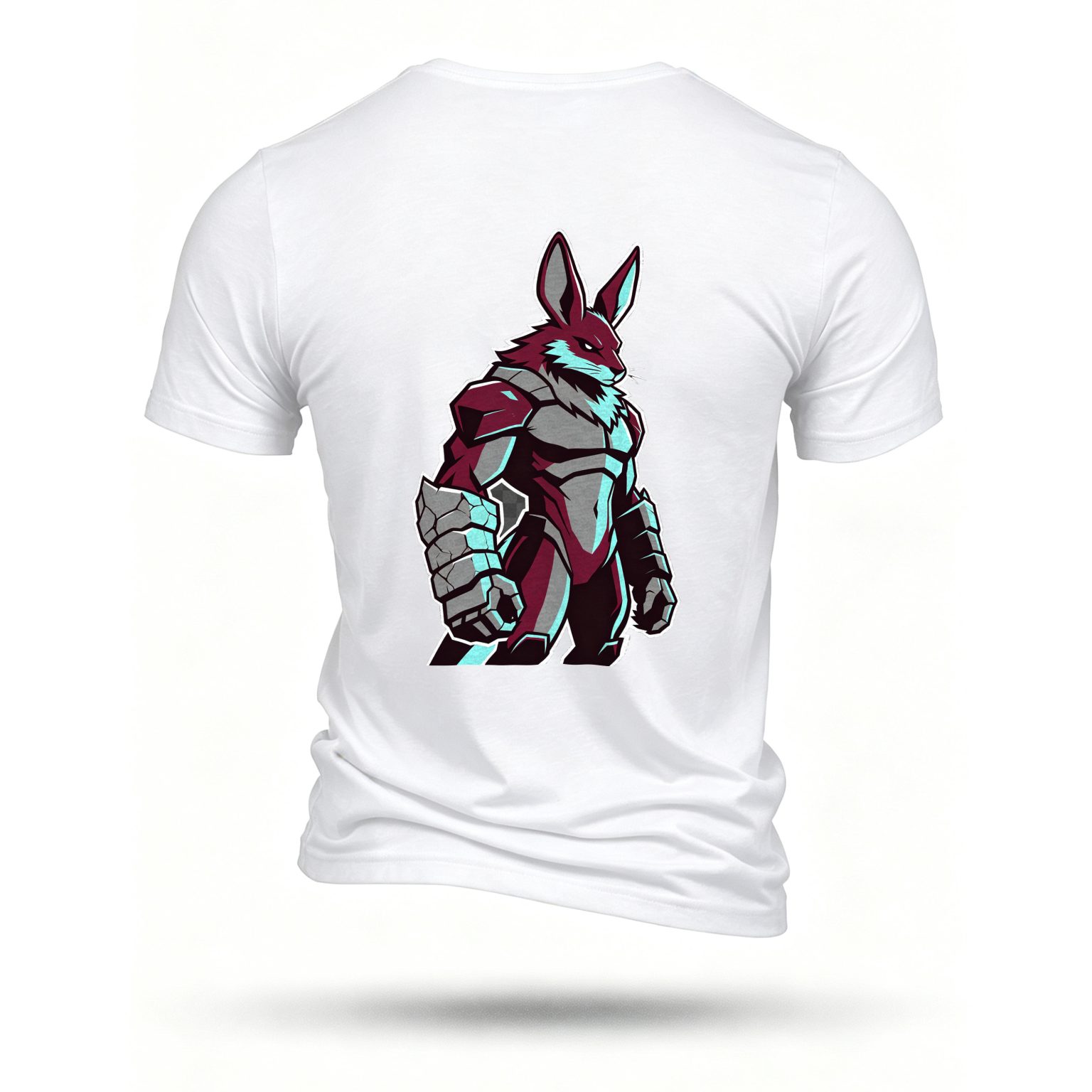 White T-shirt, back print