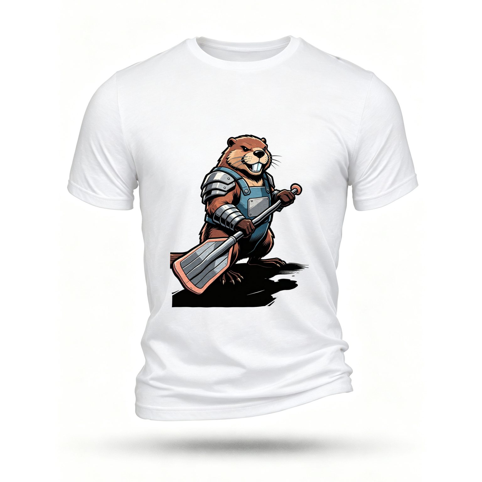 White T-shirt, front print
