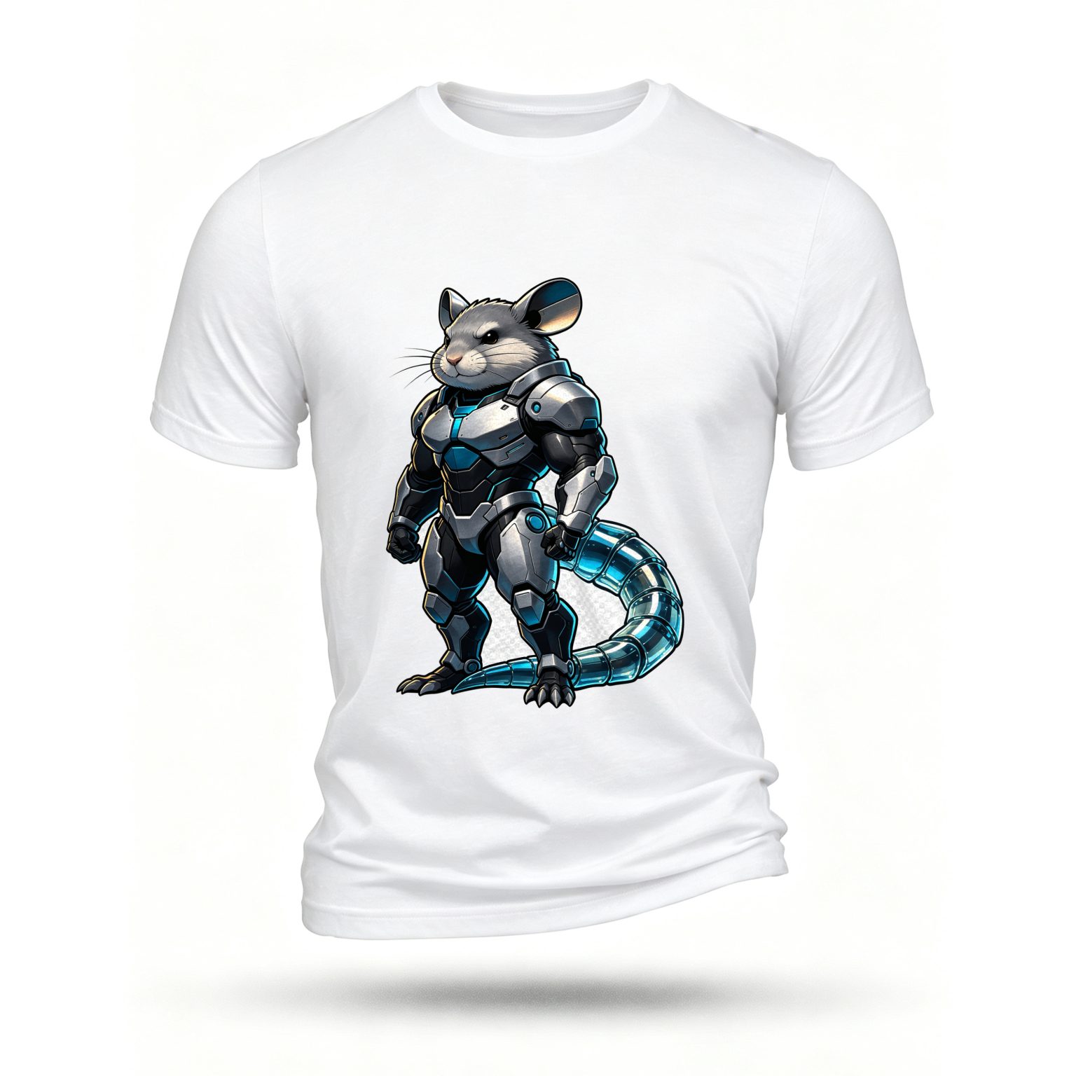 White T-shirt, front print