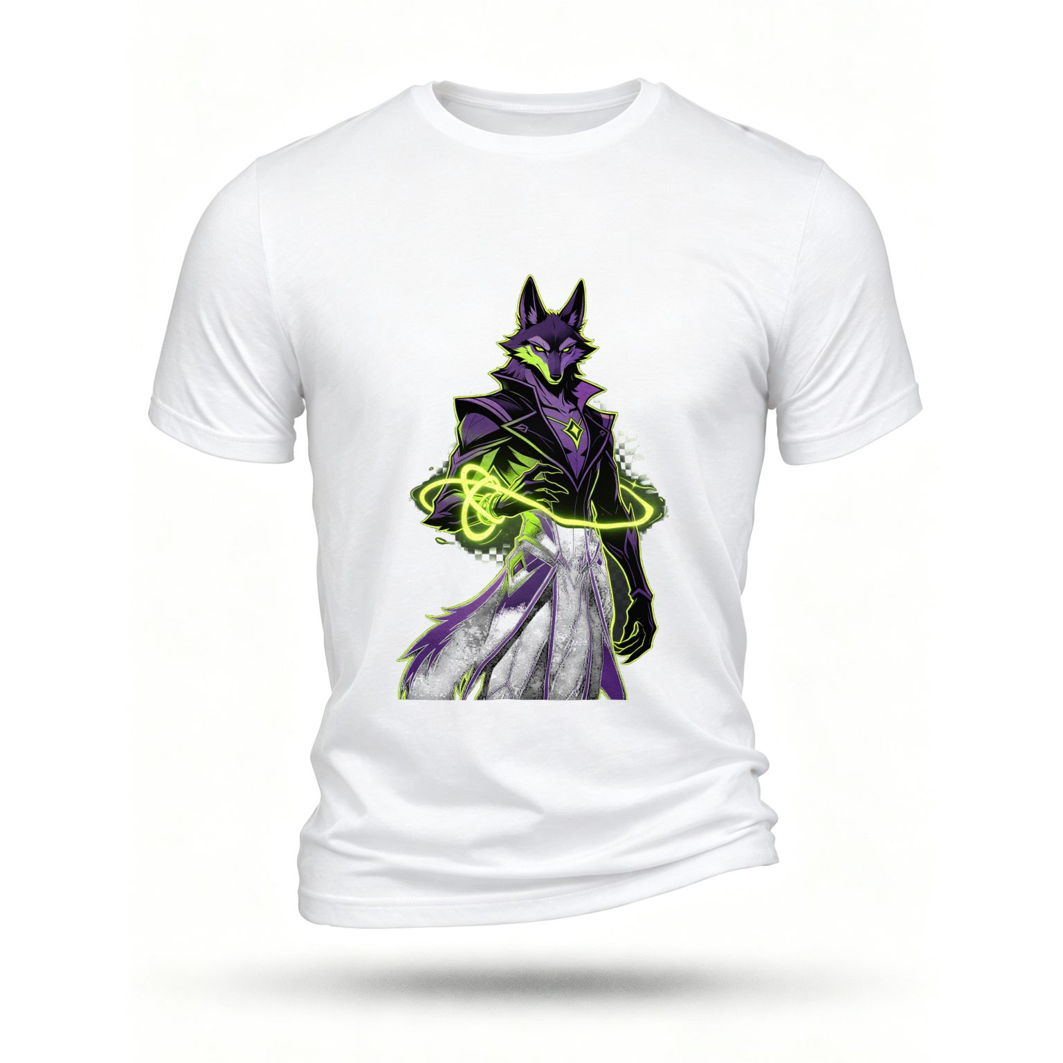 White T-shirt, front print