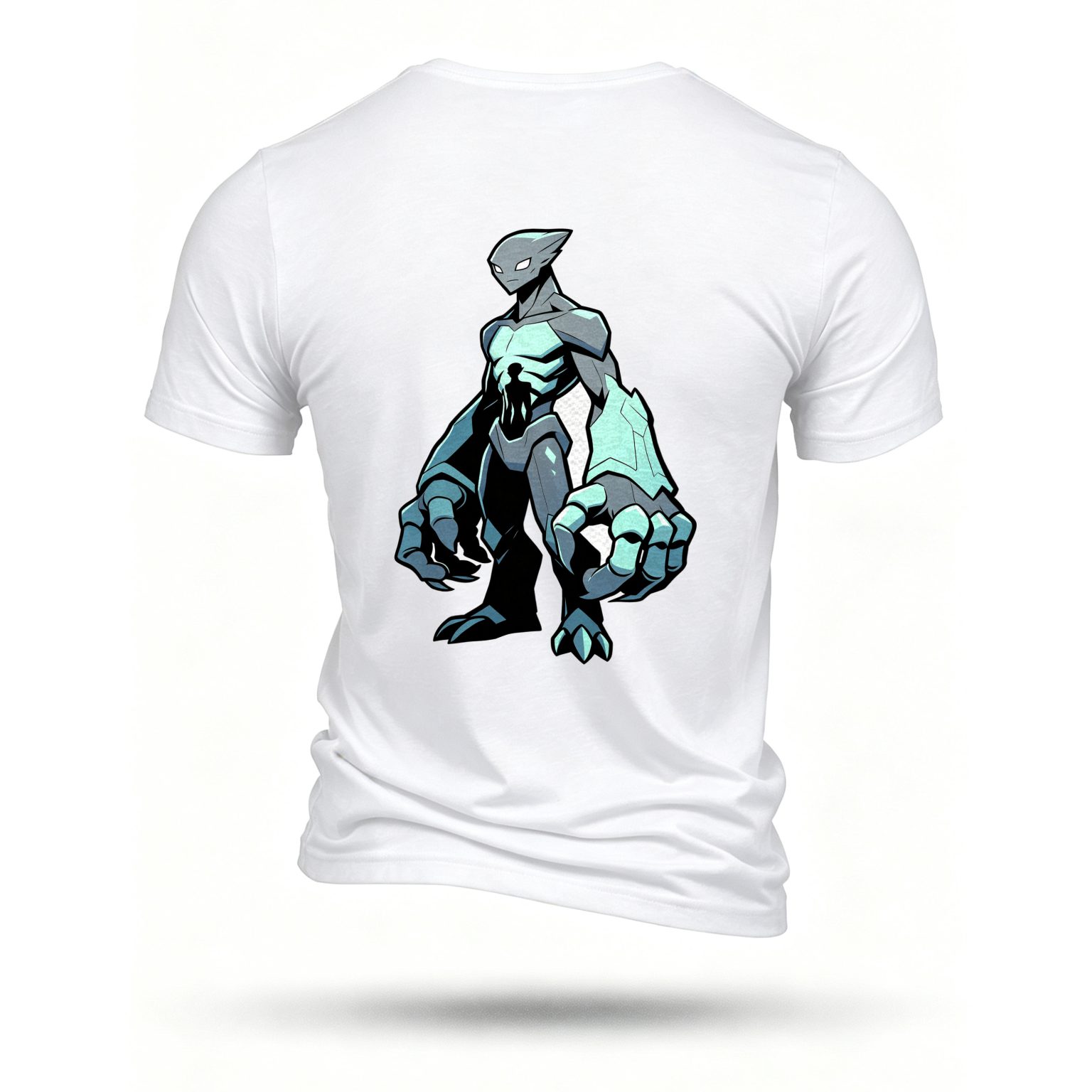 White T-shirt, back print