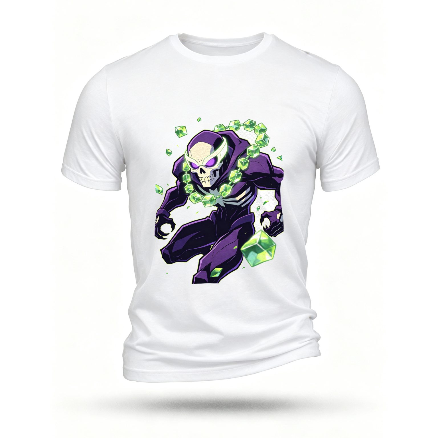 White T-shirt, front print