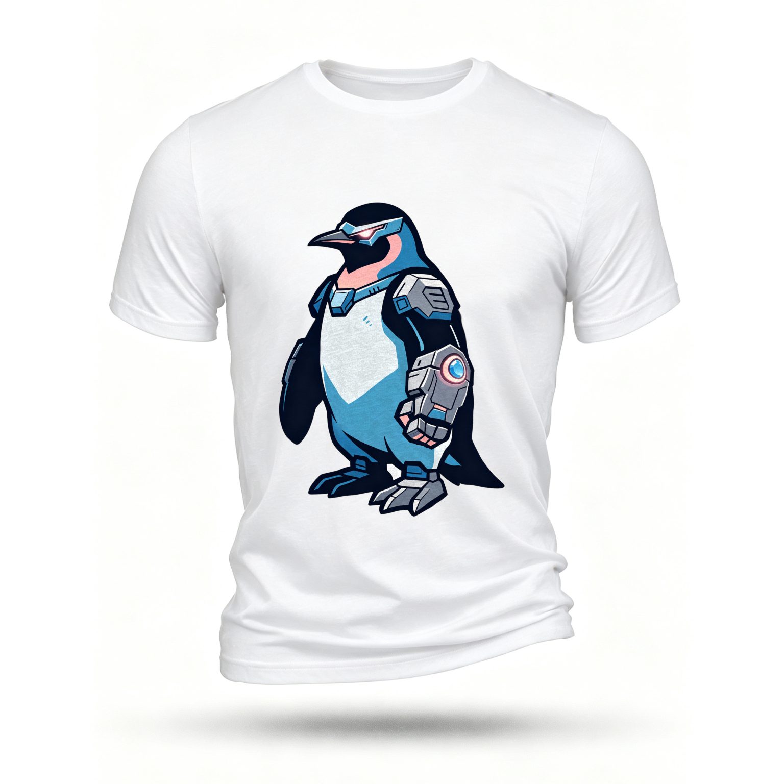 White T-shirt, front print