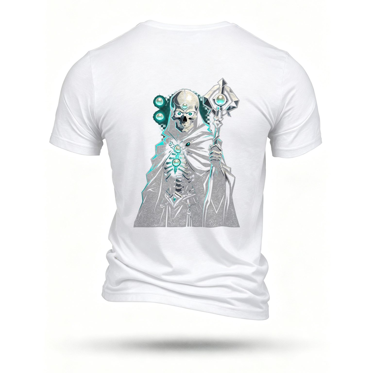 White T-shirt, back print