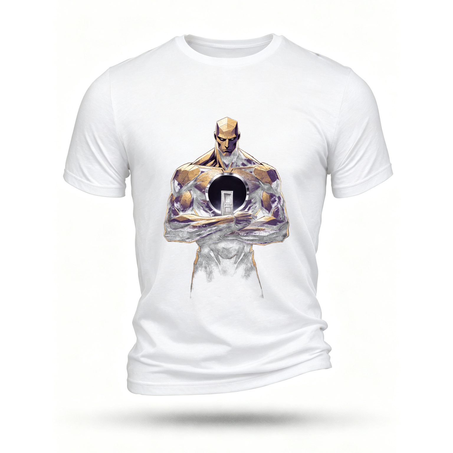 White T-shirt, front print