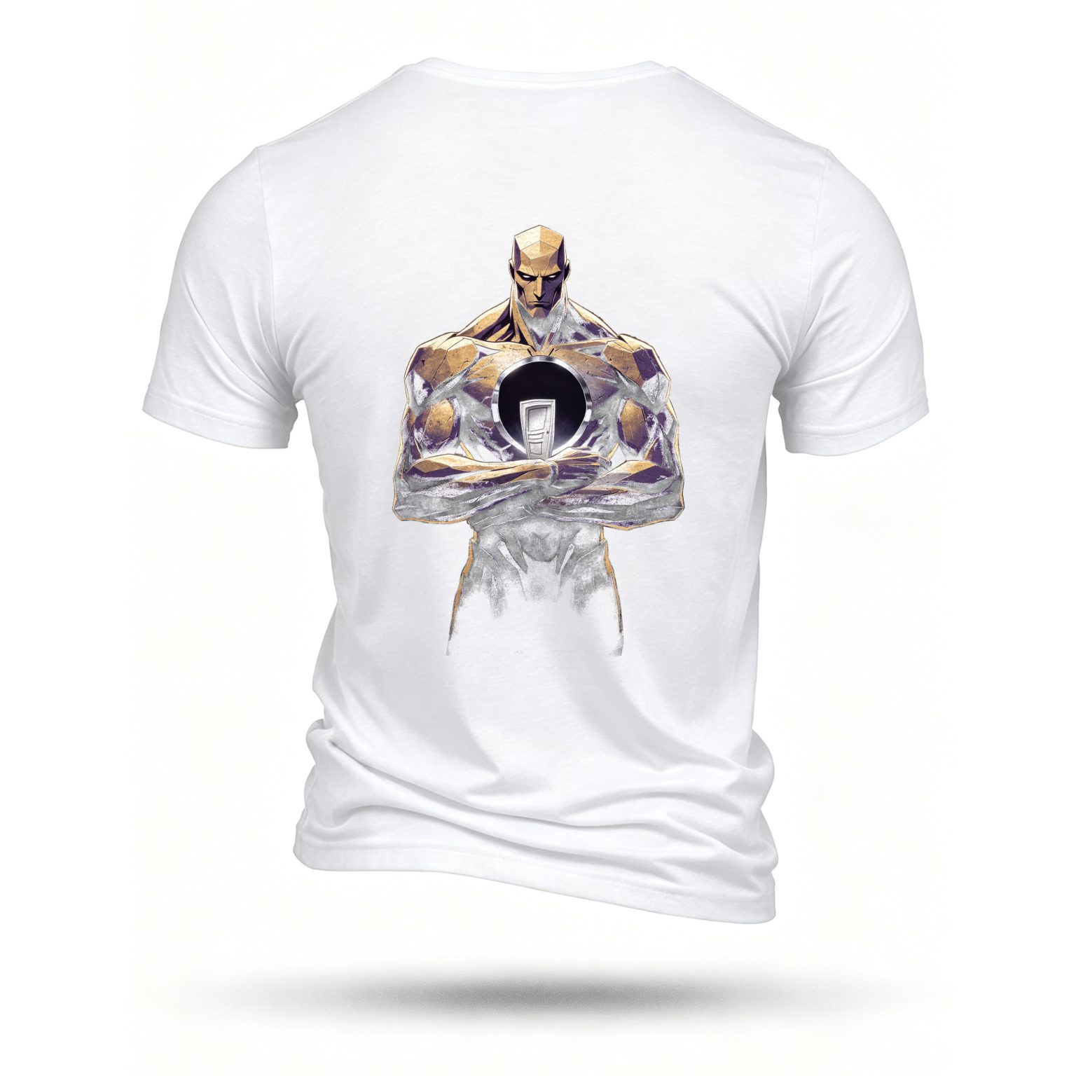 White T-shirt, back print