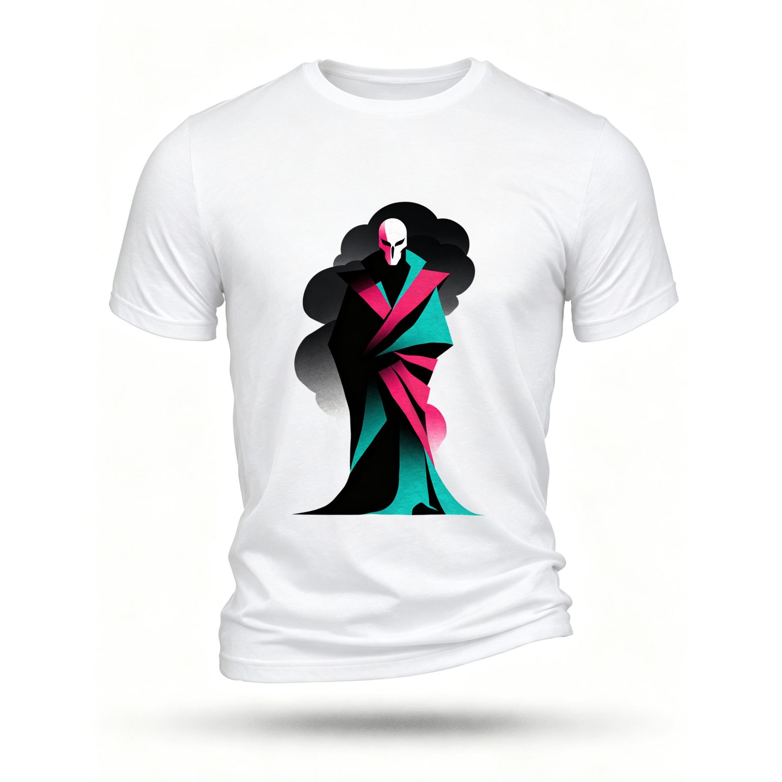 White T-shirt, front print